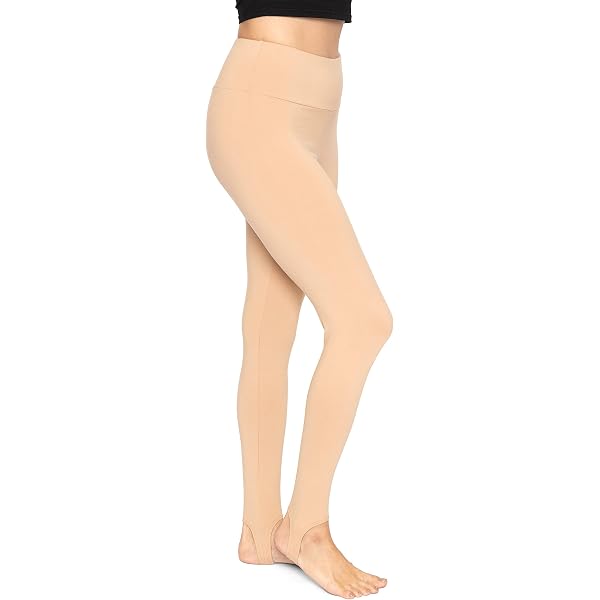 Pantaloni Yoga Freebily Con Passanti Per Piede &ndash; Lucidi E Adherenti Per Fitness