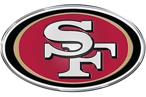 TEAM PROMARK NFL - San Francisco 49ers Heavy Duty Aluminum Color Emblem