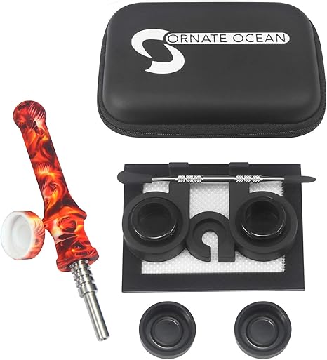 Amazon Com Ornate Ocean Silicone Honey Straw 6 5 Wax Carving Travel Kit Red Arts Crafts Sewing