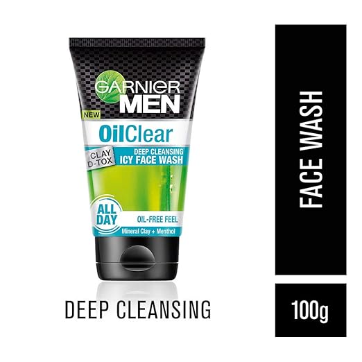 garnier menthol face wash