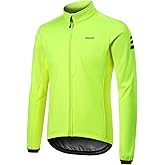 ARSUXEO Winter Cycling Jacket for Men Softshell Fleece MountainBike Biking Bicycle Jacket Thermal Windbreaker