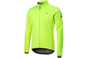 ARSUXEO Winter Cycling Jacket for Men Softshell Fleece MountainBike Biking Bicycle Jacket Thermal Windbreaker