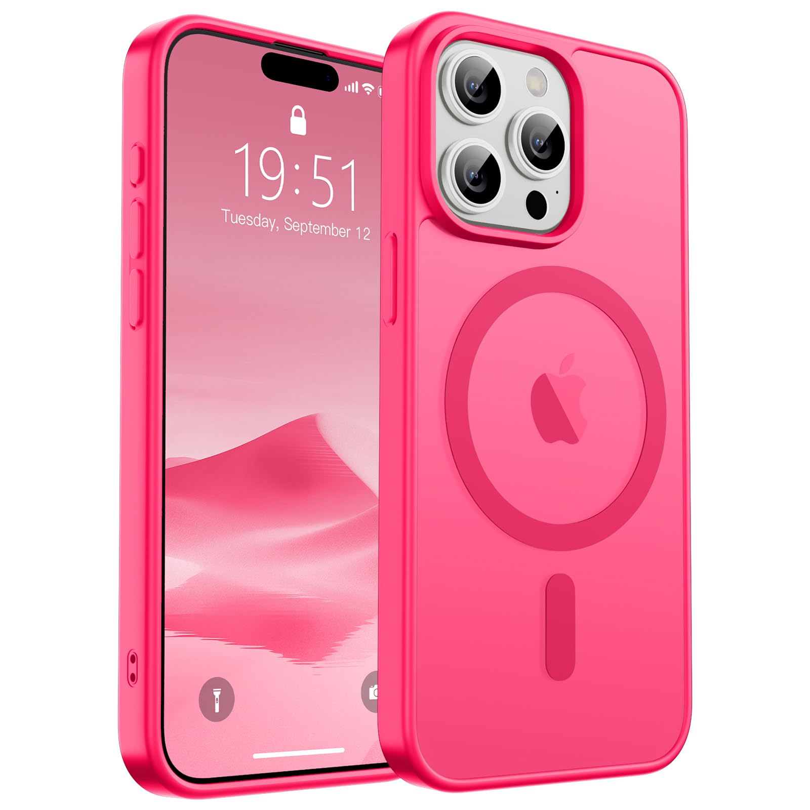 SUPFINE Magnetic for iPhone 15 Pro Max Case