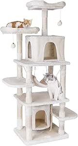 Amazon.com : LAZY BUDDY 67" Multi-Level XL Tall Cat Tree Play House Activity Center Climber 