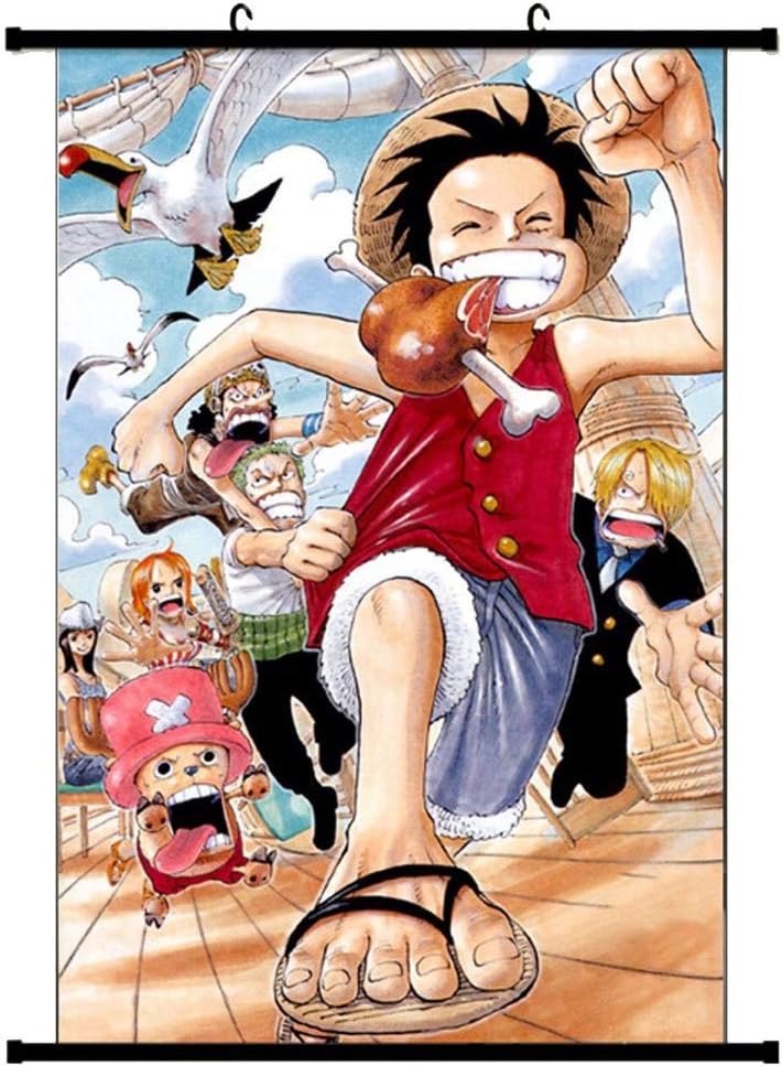 Tianmeijia One Piece Anime Manga Wall Poster Scroll(Style02)