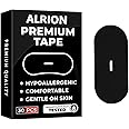 ALRION Sleep Tape, Premium Cotton Tape with Hole, Hypoallergenic Tape for Sensitive Skin, Painless Removal, Latex Free, Black
