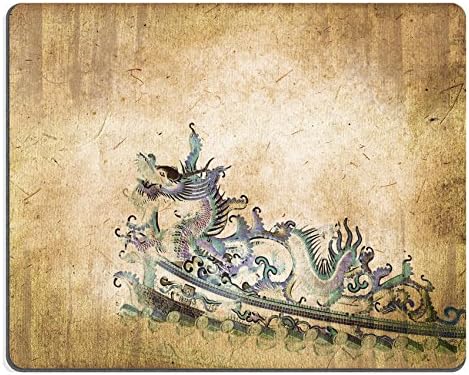 Qzone Mousepads Blue chinese dragon sepia vintage print style IMAGE 32988578 Customized Art Desktop Laptop Gaming mouse Pad
