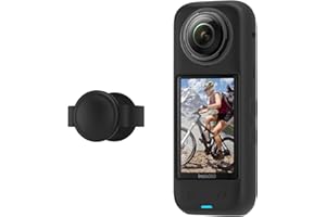 Qoosea for Insta360 X4 Protective Case with Lens Cover for Insta 360 X4 Camera Silicone Cover for Insta 360 X4 Accessories Black