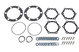 WARN 7300 Locking Hub Service Kit with Snap Rings, Gaskets, Retaining Bolts and O-Rings