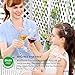 MICHLEY Unbreakable Wine Glasses, 100% Tritan Plastic Shatterproof Large Wine Glasses 20 oz, Set of 4