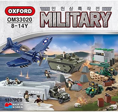 OXFORD Incheon Military Landing operation Kids Block Toy OM33020 1337PCS 8 - 14 Year Korea