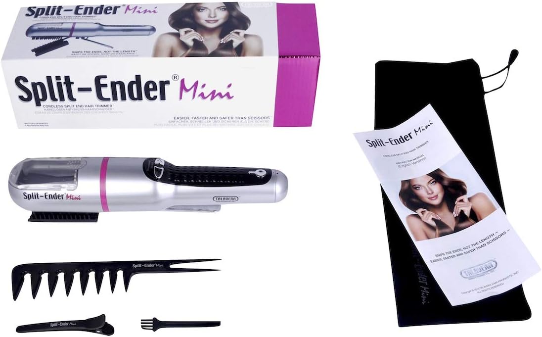 Split Ender Mini The Original Cordless Split End Hair Trimmer for Dry Damaged and Brittle Split Ends - Pink - Image 5