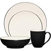 Noritake Colorwave Graphite 4-Piece Coupe Place Setting, Service for 1