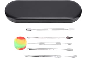 Nurnesy 6 Pcs Stainless Steel Wax Carving Tool Set - Easy to Use Sculpting Tools for Engraving and Mixing