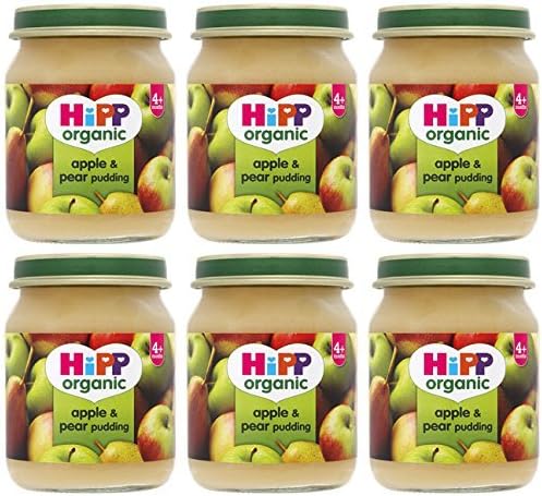 (6 PACK) - Hipp - Apple &amp; Pear Pudding | 125g | 6 PACK BUNDLE by HiPP Organic