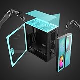 EGEN E-ATX PC Computer Case Water-Cooled Gaming Office Host Glass Side ARGB Fans view 3