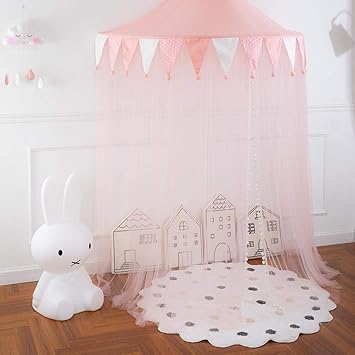 Amazon Com Funarrow Princess Kids Bed Canopy With Hanging