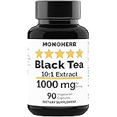 MONOHERB Black Tea Extract 1000 mg - 90 Vegetarian Capsules