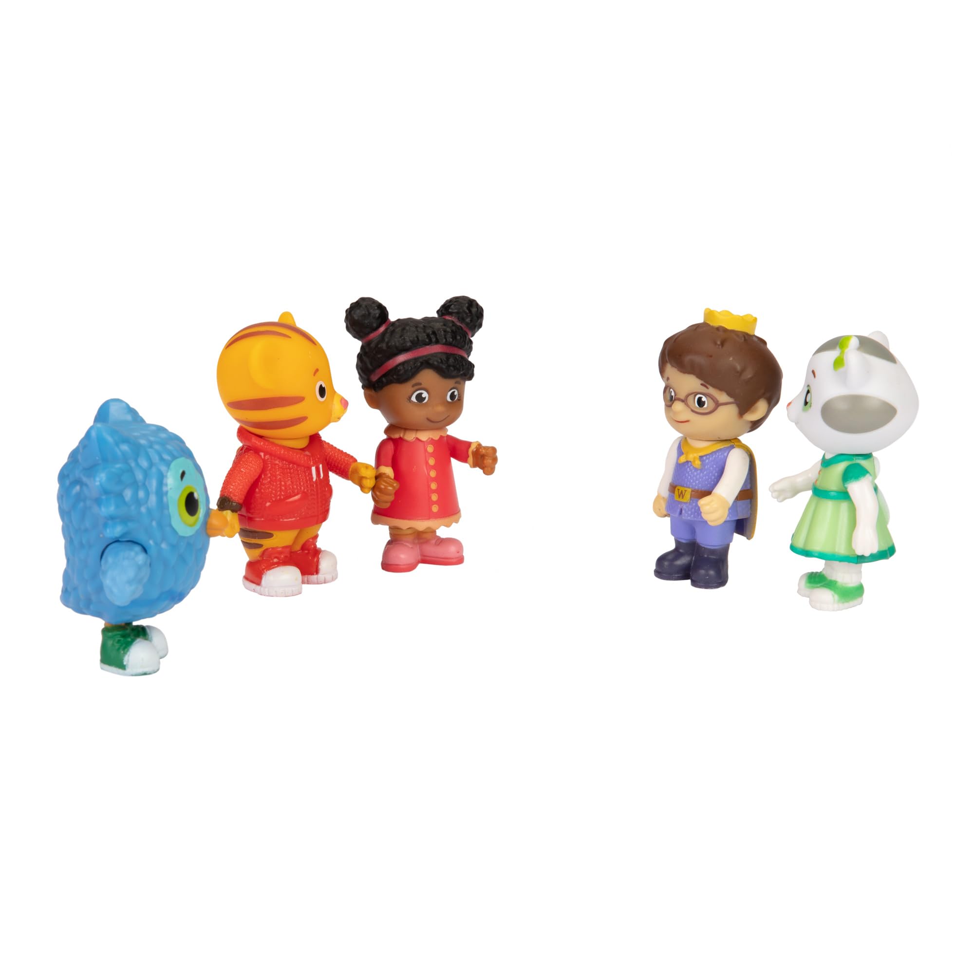 Daniel Tiger's Neighborhood - Friends Figure Set (5-Pack) – 2.5” Poseable Figures for Pocket-Sized Play – Ages 3+