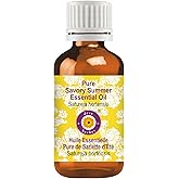 dève herbes Savory Summer Essential Oil (Satureja hortensis) Pure | Non-Sticky | Non-Greasy | Lightweight | Men & Women | All Skin Types | Steam Distilled 15ml (0.5 oz)