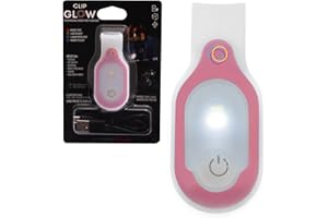 ClipGlow Rechargeable Night Light Nurse Nightshift Hands Free Lightweight Emergency Flashlight For Walking Running Pets Outdo