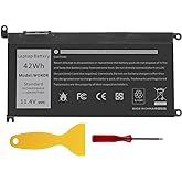 TREE.NB WDX0R WDXOR 11.4V 42Wh Laptop Battery Replacement Compatible for Dell Inspiron 13 15 5000 7000 Series 5570 7579 7378 
