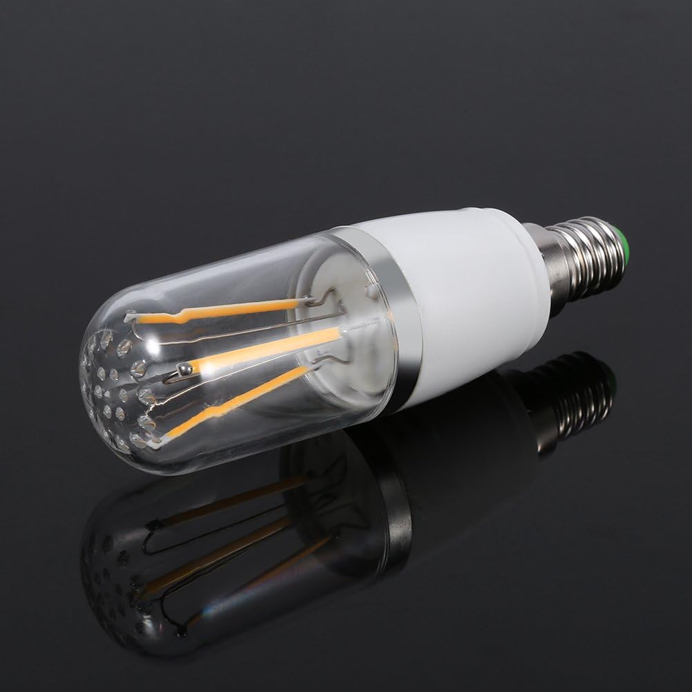 Led Filament Bulb, 12V Screw Socket E14 Energy Saving Bright Vintage Style Warm White 3W Bulb, with Fast Cooling, No Glare - Image 4