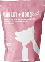 Honest + Good Beef Bone Broth & Pre-Biotic 250 g for Dogs & Cats