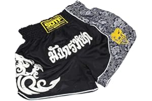 SOTF Boxing Shorts for Men Training Muay Thai Shorts Women Kickboxing Shorts for Kids