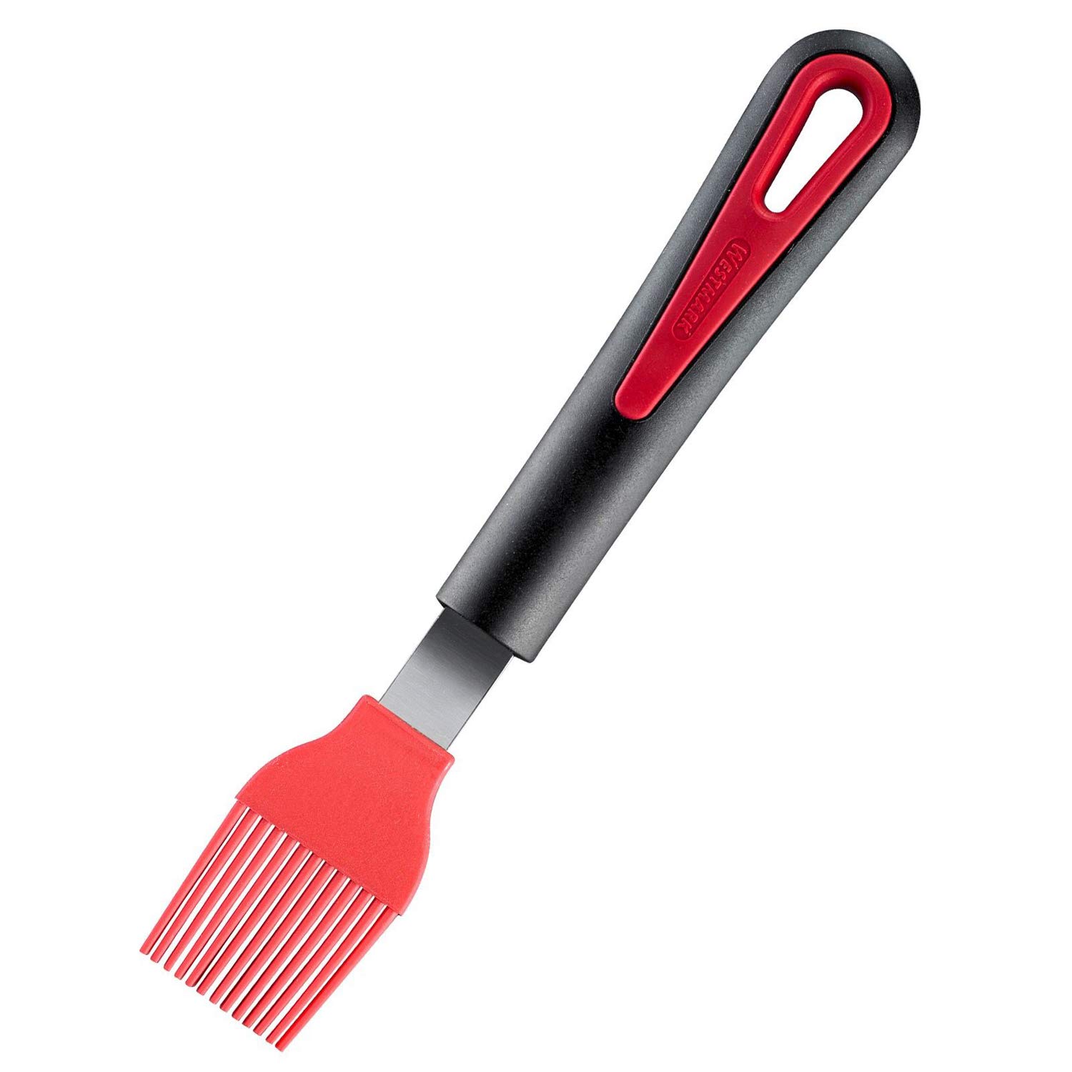 Westmark Silicone Brush, Length: 20.5 cm, Plastic/Silicone, Gallant, Black/Red, 29162270