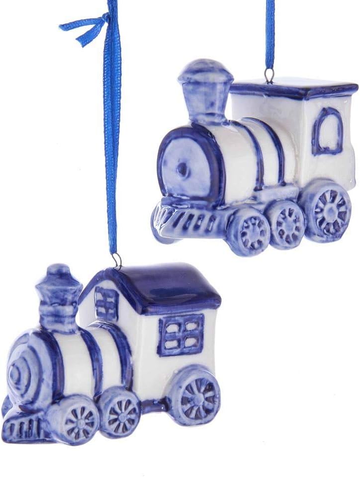 train ornament set