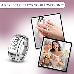 Shop LC Mom Spinner Anxiety Rings for Men Women 925