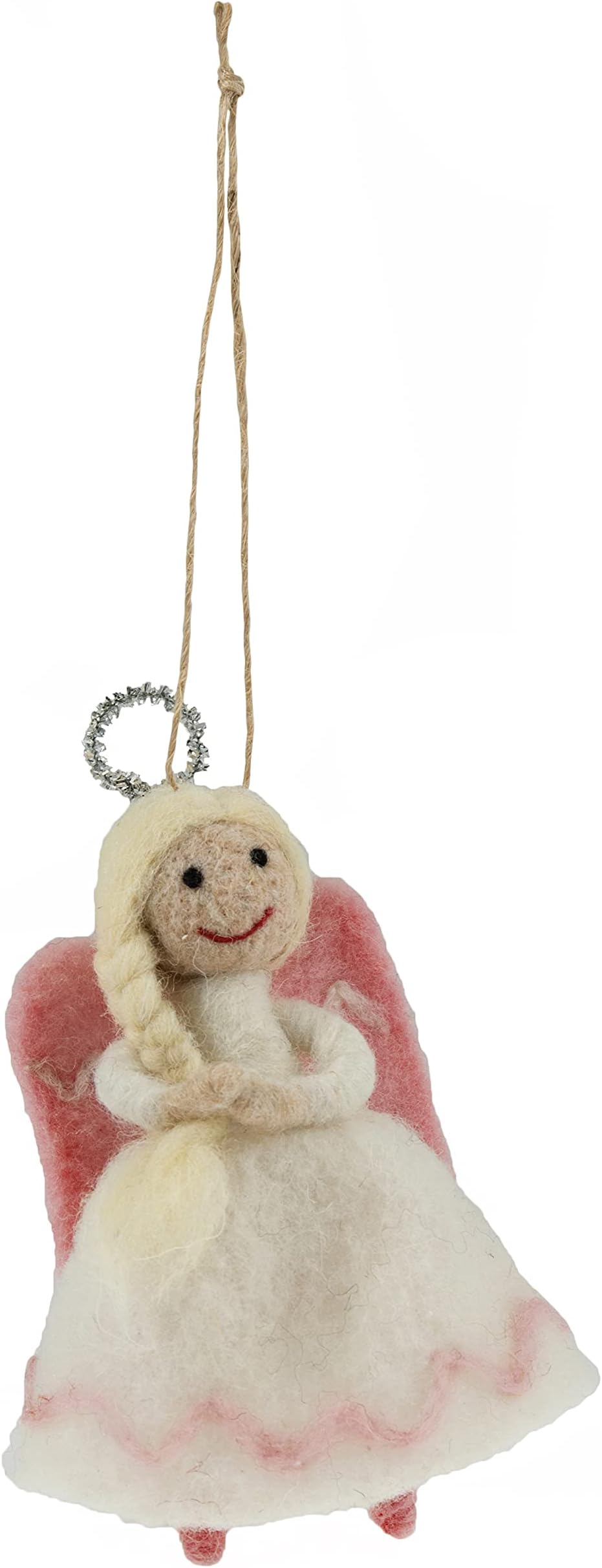 Trimits Christmas Needle Felting Craft Kit Angel with Roving Wool and