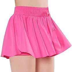 EXARUS Girls Butterfly Shorts Flowy Athletic Dance