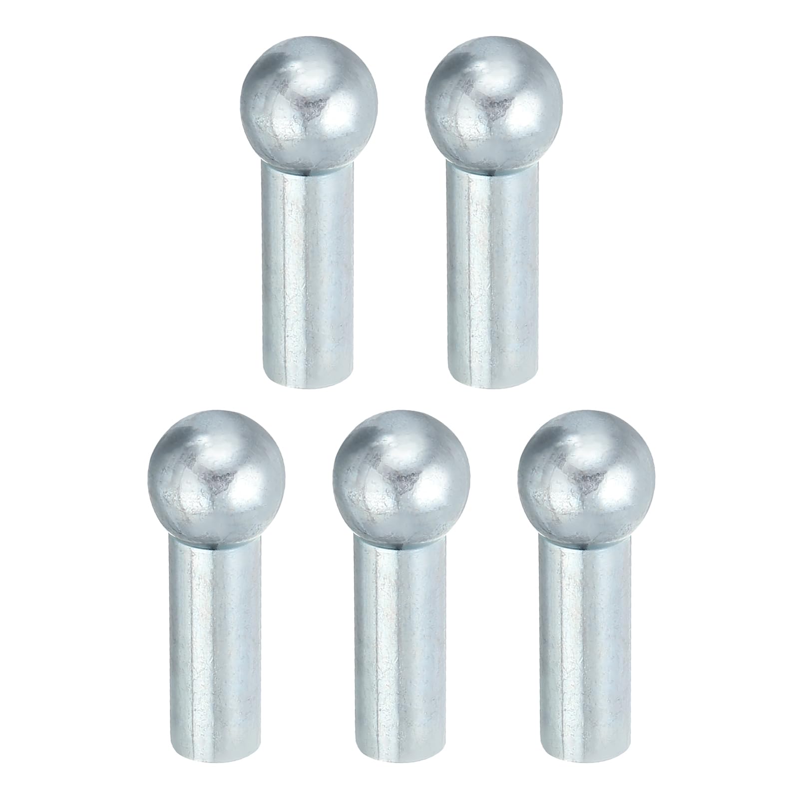 PATIKIL Cable Ball Stopper, 5pcs Gym Machine Accessories for 5mm Cable Fitness Equipment Exercise Wire Rope Port Joint Replacement Parts for Home Gym Machine, Silver