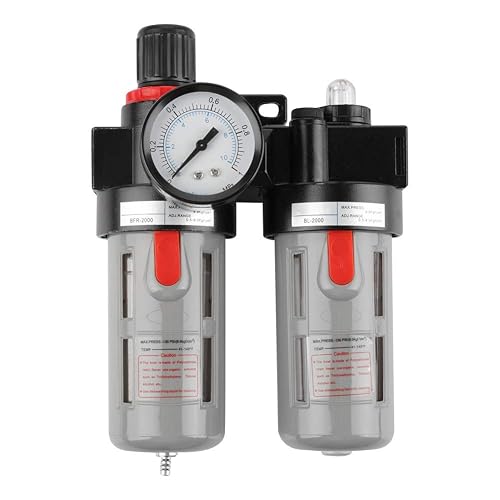 Air Filter Regulator 1/4in BFC2000 Air Pressure Regulator Airbrush ...