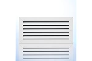 LAMINAIRE Advanced Aluminum Return Grille - 14x6 Inch Ceiling or Wall Vent Cover - Rustproof- Fixed Blades- No Louver, No Filter, Without Damper.[Front Grille Size: 15.6" x 7.6"][Duct Hole Size: 14" x 6"]