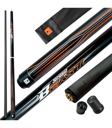 YEUEK Little Monster Carbon Fiber Jump Break cue - 3 Pieces