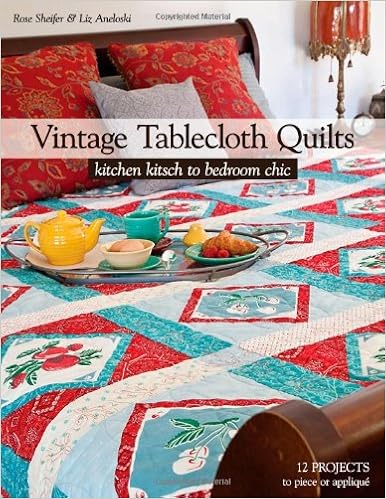 Vintage Tablecloth Quilts Kitchen Kitsch To Bedroom Chic 12