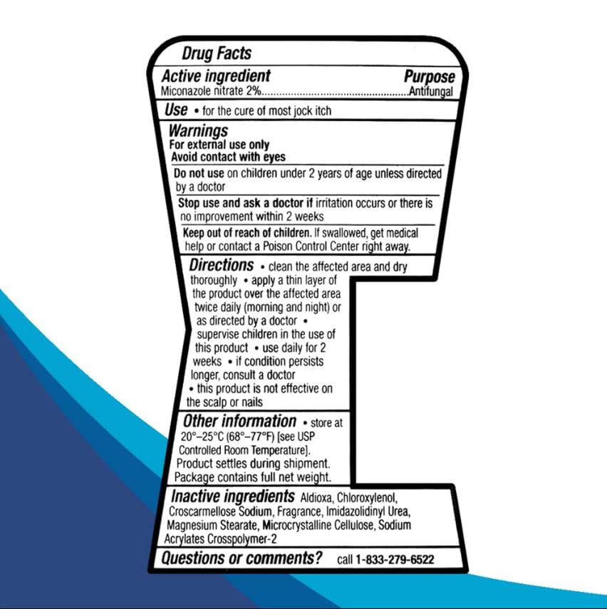 Zeasorb Antifungal Treatment Powder, Jock Itch 2.5 Oz, Pack Of 6 on