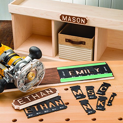 Rockler Router Letter Template Set (1-1/2”H - 99 Pieces) – - Want It All