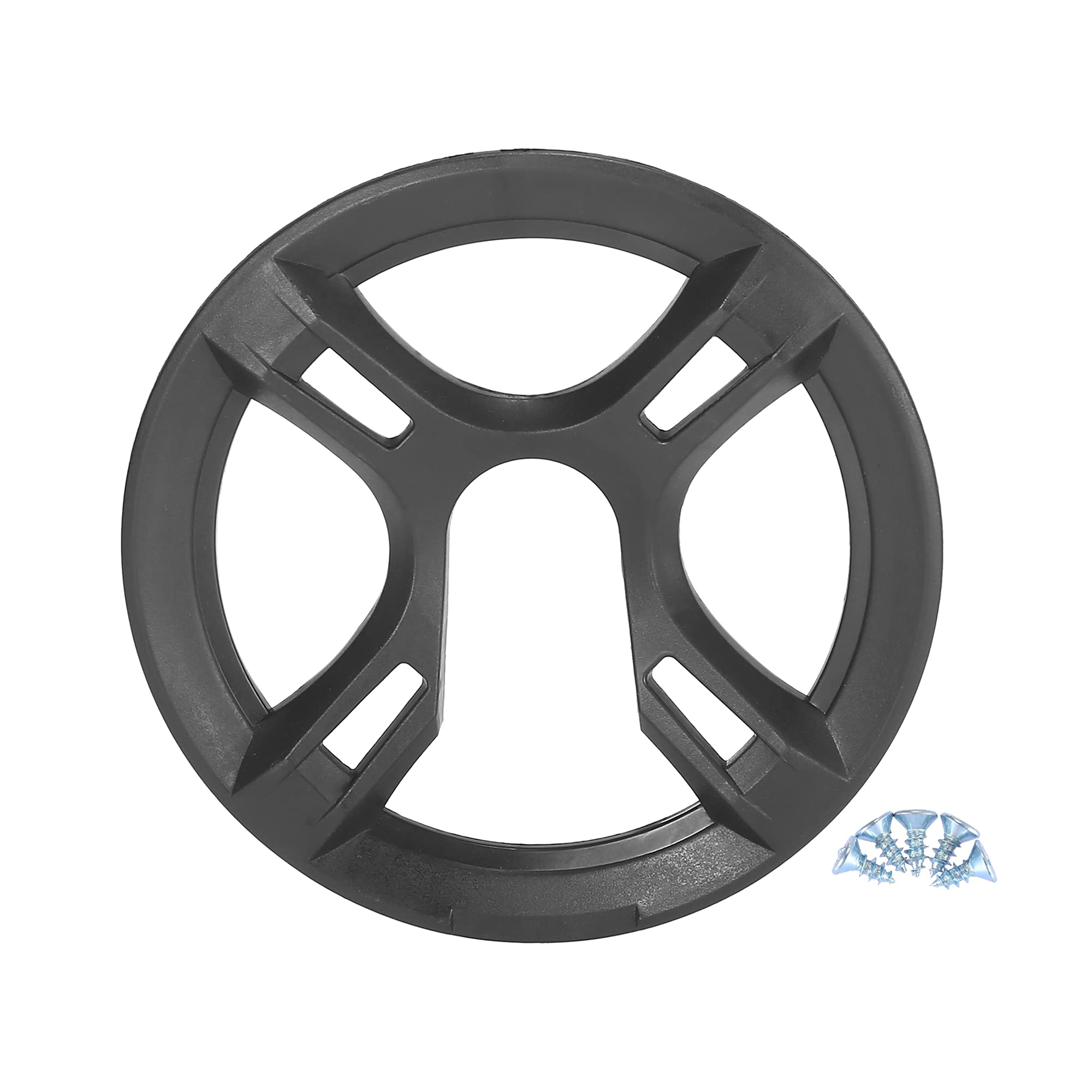 X AUTOHAUX 42 Teeth 9.7-10.7cm 4 Holes Bicycle Bike Crankset Chain Wheel Cover