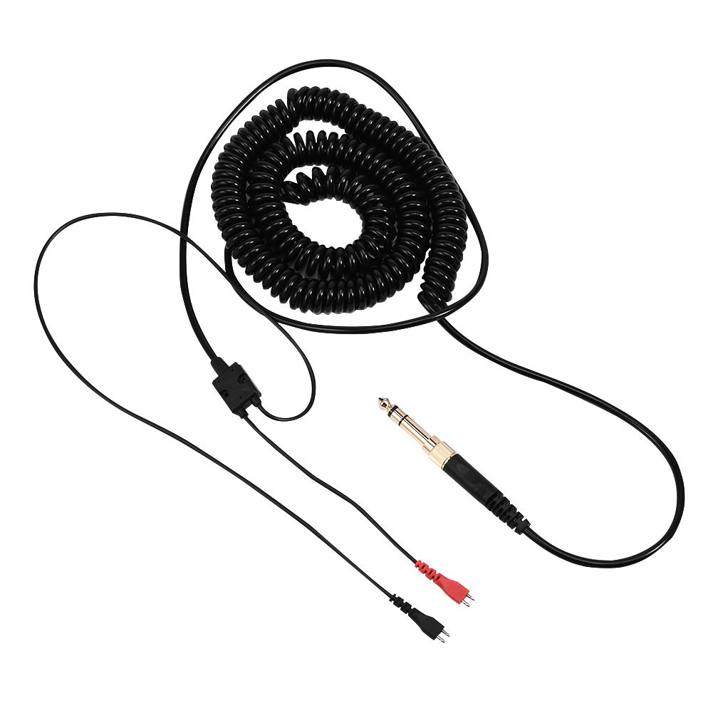 Socobeta Replacement Spring Coil Cable Coiled Cable for HD25/ 560/540/ 480/430 Headphones Earphones