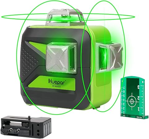Huepar 3D Green Beam Self-Leveling 