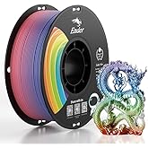 Creality 3D Printer Filament, PLA Plus Filament 1.75mm Rainbow, PLA Pro Toughness Upgraded Dimensional Accuracy +/- 0.03mm, 1