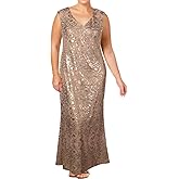 Ralph Lauren Womens Embroidered Gown Dress, Beige, 6