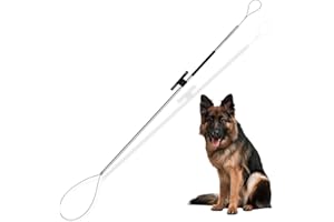 Smarkey 45"-59" Animal Control Pole Dog Catch Rod Noose Holder Tool for Medium Large Wildlife Handling Dogs Feral Cat Raccoons Hog Pig Fox Coyote Bulldog Wolf Goat