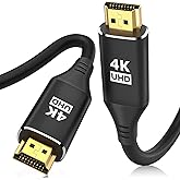 KELink 4K HDMI Cable 50Feet, in-Wall CL3 Rated HDMI Cable 2.0 Support (HDR10 8/10bit 18Gbps HDCP2.2 ARC) High Speed HD Shielded Cord Compatible with Roku TV/Laptop/PC/HDTV