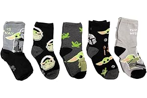The Mandalorian Kids Size 5-Pack Crew Socks