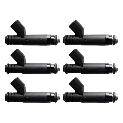 TRQ Fuel Injector Set Compatible with 2004-2005 Ford Freestar 2006 Taurus Mercury Monterey 2001-2005 Sable